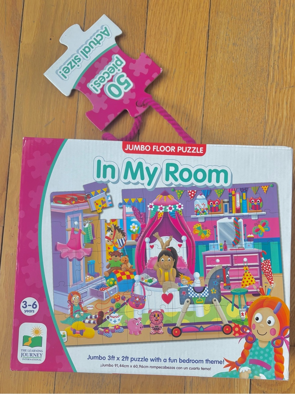 In My Room Jumbo Floor Puzzle - 50 Pieces